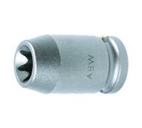 ASW Douille p. visseuse à choc DIN3121 T.E18 1/2 po. carré L.tot.38mm forme G12,5 entrain Quantité:1