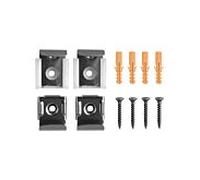 Stedo Pince à miroir, support de miroir, kit de montage de miroir, acier inoxydable