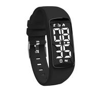 aswan watch Montre Digitale Enfant avec Chronomètre,Alarme, Date,Distance,Podomètres Marche Non Connecté-Montres Sport pour Fille Garcon avec Bracelet en Silicone