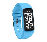 aswan watch Montre Digitale Enfant avec Chronomètre,Alarme, Date,Distance,Podomètres Marche Non Connecté-Montres Sport pour Fille Garcon avec Bracelet en Silicone