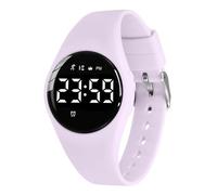 aswan watch Montre Digitale Enfant avec Chronomètre, Eclairage, Alarme, Date,Podomètres Marche Non Connecté-Montres Sport pour Fille Garcon avec Bracelet en Silicone