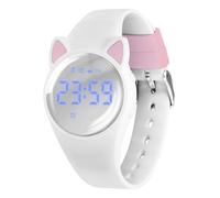 aswan watch Montre Digitale Enfant avec Chronomètre, Eclairage, Alarme, Date,Podomètres Marche Non Connecté-Montres Sport pour Fille Garcon avec Bracelet en Silicone