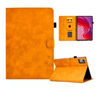 AsWant Coque Compatible avec Lenovo Tab M11 11 Pouces 2024- Ultra Mince Protection Tablette Cuir PU Fonction Support pour Lenovo Tab M11 (Orange)