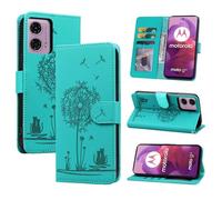 AsWant Coque pour Motorola Moto G24 / E14 / G04 / G04s - [Housse en Cuir PU Premium] [Pochette de Portefeuille], Étui de Motorola Moto G24 (Vert)