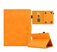 Aswant Coque Universelle pour Tablette 10 Pouces, Housse Multipositions Protection pour Tablette Lenovo 10.1'', MEBERRY M6, PADGENE 10,1, JANWIL 10, BEISTA 10,etc,Étui Tablette 9"-11" (Orange)