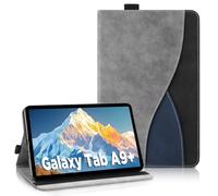 AsWant Étui Coque Compatible avec Samsung Galaxy Tab A9 Plus 11'' SM-X210/SM-X215/SM-X216, Housse de Protection avec Fonction Support Coque Tablette Samsung Galaxy Tab A9+ (Gray)