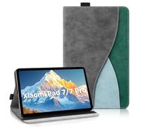 AsWant Étui Coque pour Xiaomi Pad 7 / Xiaomi Pad 7 Pro (11 Pouces, Model 2024, 7. Generation) - Étui Housse de Protection Cuir PU avec Portefeuille Coque Tablette Xiaomi Pad 7 (Gris Foncé)