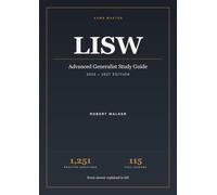 ASWB Advanced Generalist Exam Study Guide: Complete LISW review with 1,251 practice questions and full rationales, written to the blueprint effective 3 August 2026