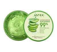 ASYBO 300 ML Gel d'Aloe Vera Naturel -Crème Hydratante Bio, Apaisante et Hydratante, Réparatrice Coups de Soleil et Cicatrices, Soin Visage Corps Cheveux