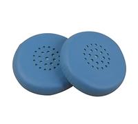 Asyduey 1 Paire de Coussinets d'oreille en Mousse Coussin en Cuir pour Casque WH-CH400 (Bleu)
