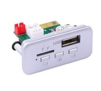 Asyduey 1 PCS Argent 12V sans Bluetooth 5.0 DIY MP3 WMA WAV DIY Carte Décodeur Audio USB TF FM Radio Module Mains Lecteur MP3