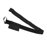 Asyduey 1 PCS Ceinture de Dialyse Péritonéale Support de Cathéter PD avec Pochette en Support de Cathéter PD en Polyester Noir pour Tube D'Alimentation Tube Peg Tube Transfert Set Fixation