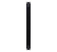 Asyduey 1 PièCes 1U 19 Pouces Rack Mount Plaque D'Obturation en Rack Blanc Brosse RéSeau Panneau Serveur Armoire Gestion des Câbles