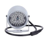 Asyduey 1 Pièces Illuminateurs IR Night Vision Infrared Light 48 LED Night Vision Waterproof Lamp IR Infrared Light for Indoor