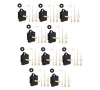 Asyduey 10 Pièces 31 mm Longue Tige Bricolage Mécanisme de Mouvement D'Horloge à Quartz Kit D'Aiguilles de Mouvement D'Horloge Murale Outil de Réparation Pièces Accessoires