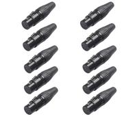 Asyduey 10 Pièces Prise XLR 5 Broches DIY pour le Soudage de Divers Câbles Audio, Câbles de Microphone, Câbles XLR 5 Broches
