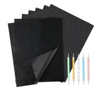 Asyduey 100 Feuilles de Papier Calque de Papier de Transfert de, Papier de Copie Traçant et Transférant des Dessins sur Bois, Papier