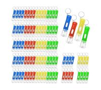Asyduey 100 Pièces Mini Lampe de Poche Porte-Clés en Vrac Mini Porte-Clés LED Petites Lampes de Poche pour Enfants Adultes Randonnée Camping Farces Maison