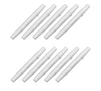 Asyduey 100PièCes BoîTe de Protection de Fibre Optique BoîTe de Protection de Câble Tube Rond Gaine ThermoréTractable pour ProtéGer Le Plateau D'éPissure de Fibre