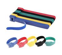 Asyduey 120 PièCes Attaches de Câble Organisateur de Cordon de Gestion de Câble RéUtilisable Sangles de de 6 Pouces pour Accessoires éLectroniques de Bureau à Domicile