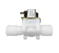 Asyduey 12V 1/2 pouces Air magnetique en plastique electrique d'eau de valve electromagnetique de C normalement ferme