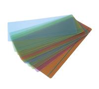 Asyduey 16 PièCes Bandes de Surbrillance de Lecture GuidéE Superpositions ColoréEs RèGles de Suivi de Lecture avec Ligne pour Dyslexie, TDAH