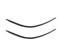 Asyduey 2 PièCes Câble Plat Lora SMA Mâle à SMA Alimentation de FenêTre et de Porte à Travers L'Adaptateur D'Extension de Câble Coaxial pour Lora WiFi