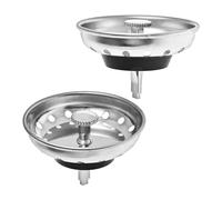 Asyduey 2 Pièces de Bouchon D'Évier de Filtre de Vidange, Parapluie D'Étanchéité d'eau de Filtre, Couvercle de Bouchon D'Évier de Cuisine, Couvercle D'Étanchéité de Bouchon et Facile à Install