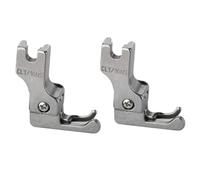 Asyduey 2 Pièces Pied-De-Biche à Guide Étroit Pieds de Machine à Coudre Industrielle à Point Noué Fermeture Éclair Pieds-De-Biche Universels Durables Installation Facile, CL1/16NS (0.2)