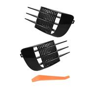 Asyduey 2 PièCes Voiture Pare-Chocs Antibrouillard Calandre Couverture Antibrouillard Garniture de Couverture pour Golf 6 MK6 GTD 2008-2013