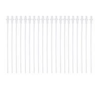 Asyduey 20 Ensembles de Tube à Essai de Tige D'InséMination Artificielle Pipette de Pollinisation Jetable CathéTer D'éLevage Chien Animal de Compagnie