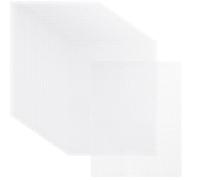 Asyduey 20 Feuilles de Toile en Plastique, 13 X 10,2 Pouces, Feuilles de Toile en Plastique Transparente 7CT pour Broderie au Point de Croix, Feuilles de Durables et Faciles à Utiliser
