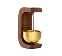 Asyduey 2024 Sonnette en Bois Carillons Éoliens Sonnette sans pour Sonnette de Porte D'Entrée de Maison Décoration Murale de Pièce Esthétique-B, 2 Pièces Installation Facile