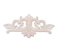 Asyduey 22 x 10 Cm Bois Sculpté Coin Incrustation Appliques DéCor Meubles Artisanat Non Peint