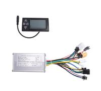 Asyduey 24V/36V/48V S861 LCD Ebike Display Dashboard + 36V 350W Sine Wave Controller Set pour Vélo Électrique BLDC Controller (6PIN)