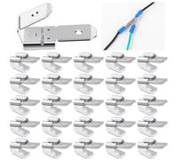 Asyduey 25 Connecteurs à Double Cosse Piggyback, Kit D'Assortiment de Bornes à Sertir à Déconnexion Mâle