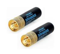 Asyduey 2Pièces SRH805S SMA-F Antenne Double Bande pour Radio GT-3 UV-5R -888s