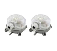 Asyduey 2X Pressostat DifféRentiel D'Air 50-500Pa Commutateur D'Air à Micro-Pression RéGlable