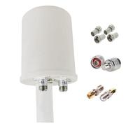 Asyduey 2X32DBi 5G Mimo Antenne Alimentation 1700-4000 MHz 2G 3G 4G 5G LTE Antenne Extérieure Alimentation Antenne Externe Blanc 1Set