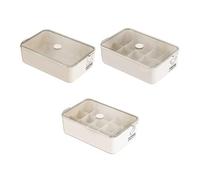 Asyduey 3 Boîtes de Rangement Anti-Poussière de Grande Capacité pour sous-Vêtements et Chaussettes