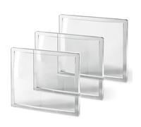 Asyduey 3 Lentilles de Soudage Grossissantes 3,54 X 4,25 Pouces, Lentille de Triche 2,5 Compatible avec la Plupart des Casques de Soudage