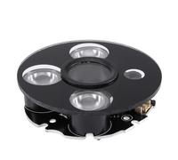 Asyduey 3 Tableau IR LED Projecteur Infrarouge 3X IR LED Planche pour CCTV Cameras Vision Nocturne (Diametre de 53mm)