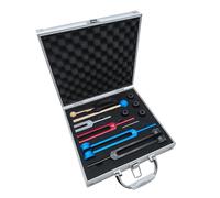 Asyduey 4 PCS Ensemble de Diapasons D'Accord -Guérisseur Sonore Diapasons D'Accord en Alliage D'Aluminium pour la Guérison des Chakras Thérapie Sonore Maintenir le Corps