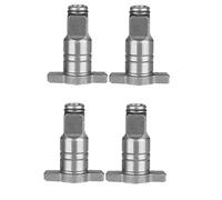 Asyduey 4 PièCes 18V éLectrique Sans Brosse Clé à Chocs Arbre Accessoires Double Usage Clé Sans PièCes Perceuse éLectrique Outil