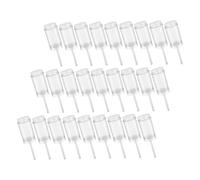 Asyduey 40 Pièces Poussoir Alimentaire Rond en Forme de Push-Pops Tasse à Gâteau avec Couvercle Gâteau Push Pops Conteneurs Cakepop Rond en Plastique Conteneur