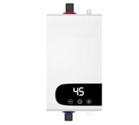 Asyduey 4500W Plus RéCent Chauffe-Eau Chauffe-Eau Instantané sans RéServoir Instantané Eau Chaude Grue LED NuméRique Prise UE