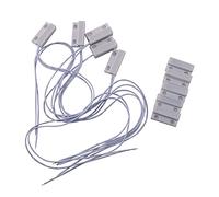 Asyduey 5 PiÈCes Capteur De FenÊTre De Porte CâblÉ -38 Interrupteur MagnÉTique Pour Le SystÈMe D'alarme À,Quand Capteur Ensemble,Normalement FermÉ Nc
