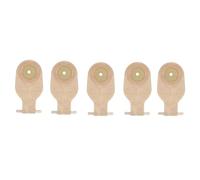 Asyduey 5 Pièces de Stomie Pochettes Vidables en une Seule Pièce pour Colostomie Iléostomie Soins de Stomie 20-60mm de Colostomie avec Valve de Vidange