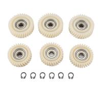 Asyduey 6 Pièces 47,5 X 13 mm 41,5 X 11 mm Engrenage Planétaire Oblique 35 31 Dents Engrenages Hélicoïdaux avec Roulements de 7,94 mm pour Pièce de Moteur de Moyeu de Vélo Électrique
