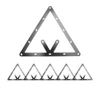 Asyduey 6 PièCes SéRies Support de Support de Boule Magique Feuille de Billard Accessoires de Queue de Triangle pour Porte-Balles Magiques 8, 9 et 10 Balles